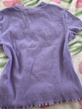 Zumiez Lavender Ribbed Crop Top